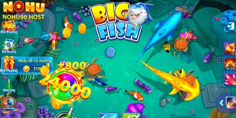 Hướng dẫn đến bạn cách thức tham gia chơi game săn cá ở Nohu90